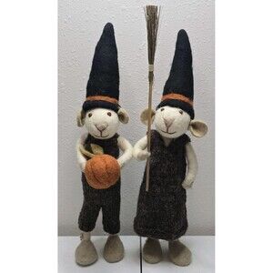 handmade Én Gry & Sif Halloween felt mice 15"